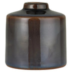 Ib Laursen Kerzenhalter Vase „Ragnhild“ braun 8 cm Keramik