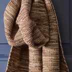 ib laursen schal braun melange 160 cm anna und ole shop