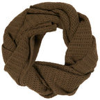 Ib Laursen Strickschal moosgrün aus Öko Tex Baumwolle 160 cm