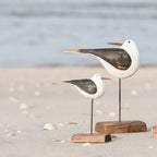 ib laursen strandvogel kopf gedreht aus holz nautico 21 cm anna und ole shop