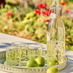 Ib Laursen Trinkglas „Summer Field“ mit Blumenmuster 200 ml