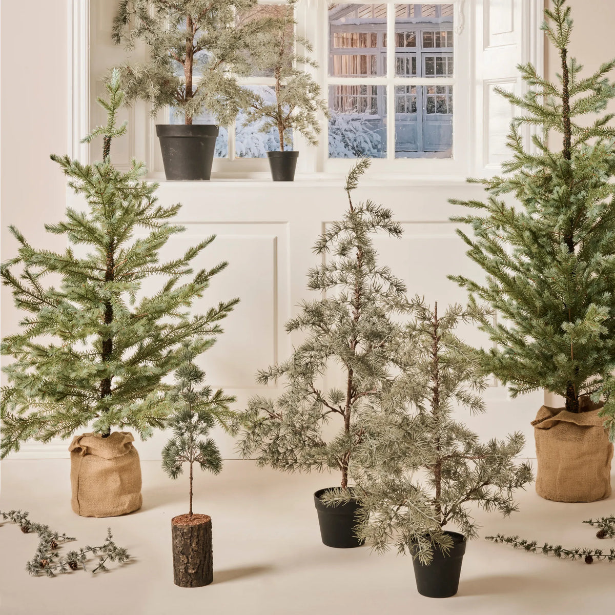 Ib Laursen künstlicher Zedernbaum 60 cm