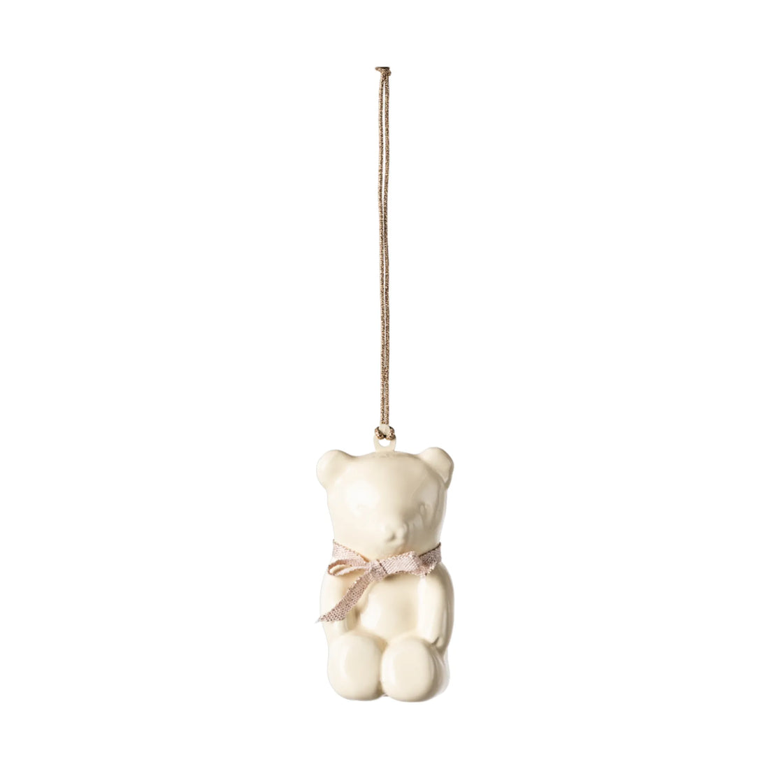 Maileg Teddy Anhänger weiß in Geschenkbox