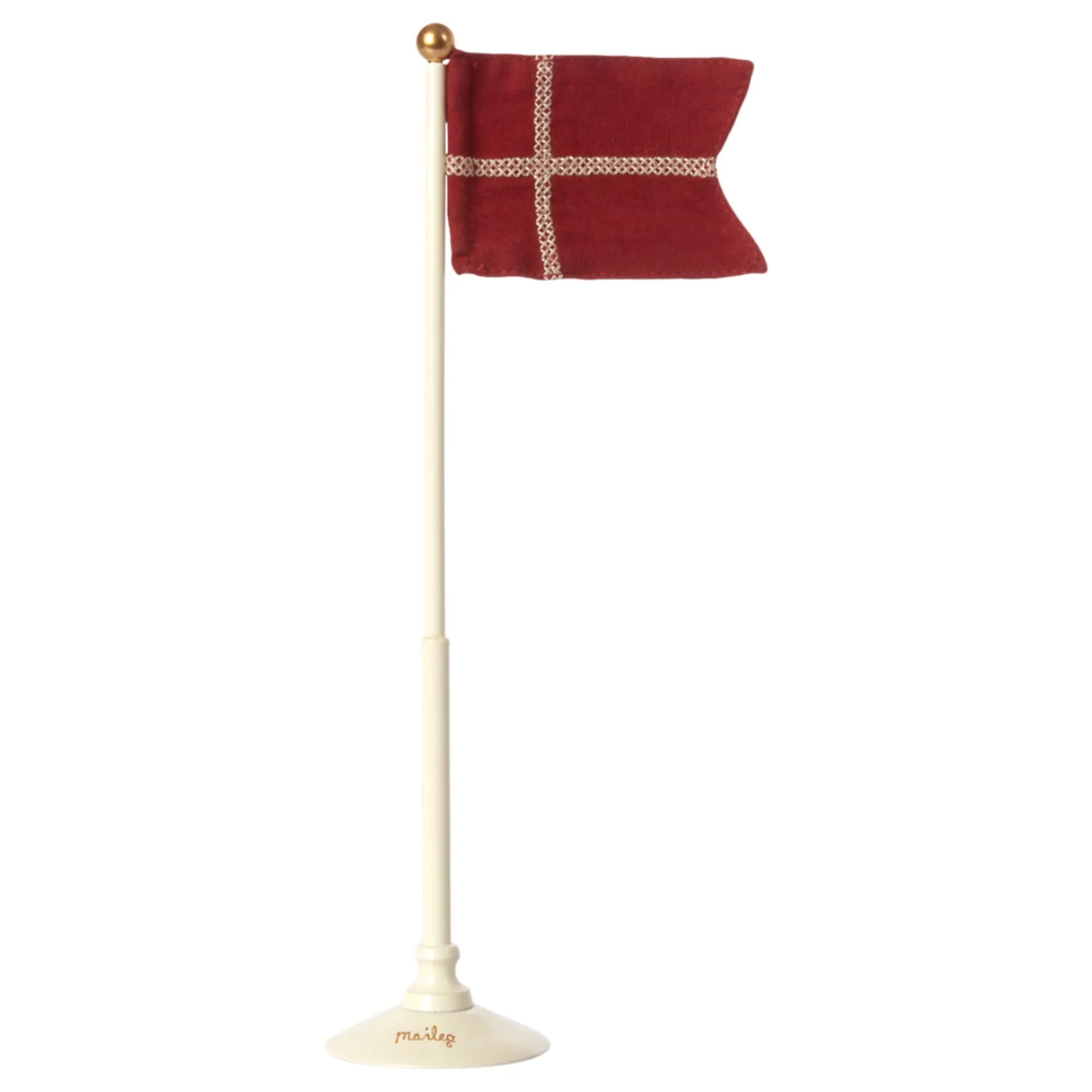 Maileg Dannebrog Flagge 25 cm dänische Fahne aus Baumwolle