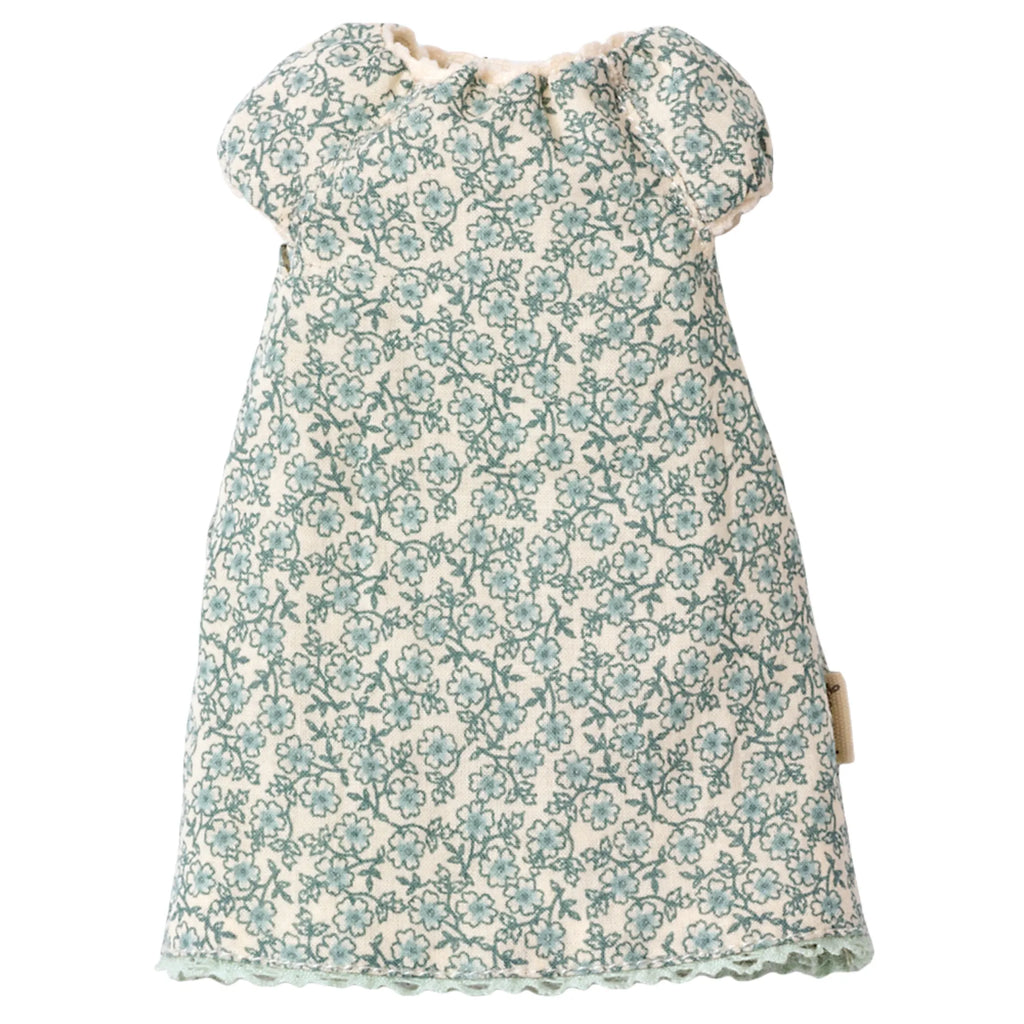 Maileg Kleid Outfit für Teddy Mama blau geblümt