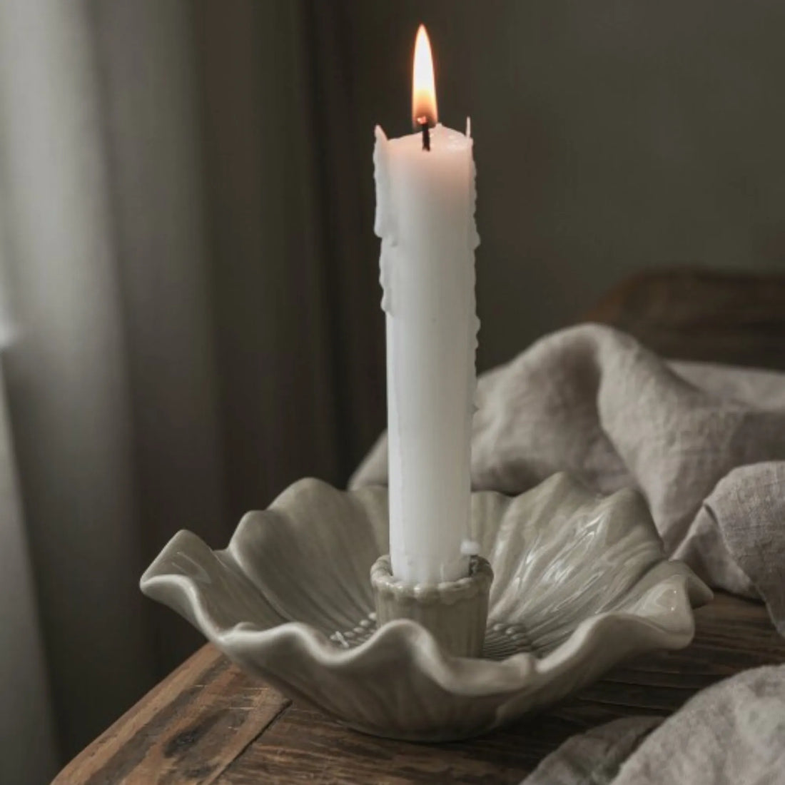 majas cottage kerzenhalter blomstra muschelfarben anna und ole shop