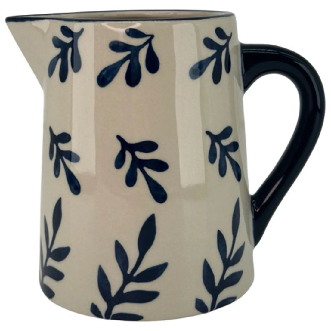 Miljögården Kanne aus Keramik "Mimmi" 12 cm handbedruckt