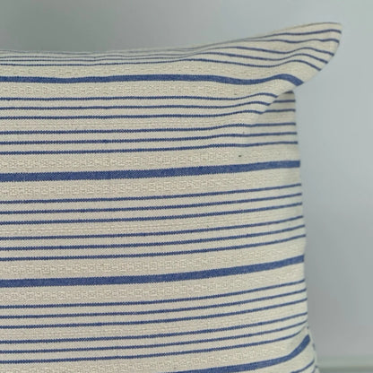 miljögarden kissenbezug stria blau gestreift 45 cm anna und ole shop