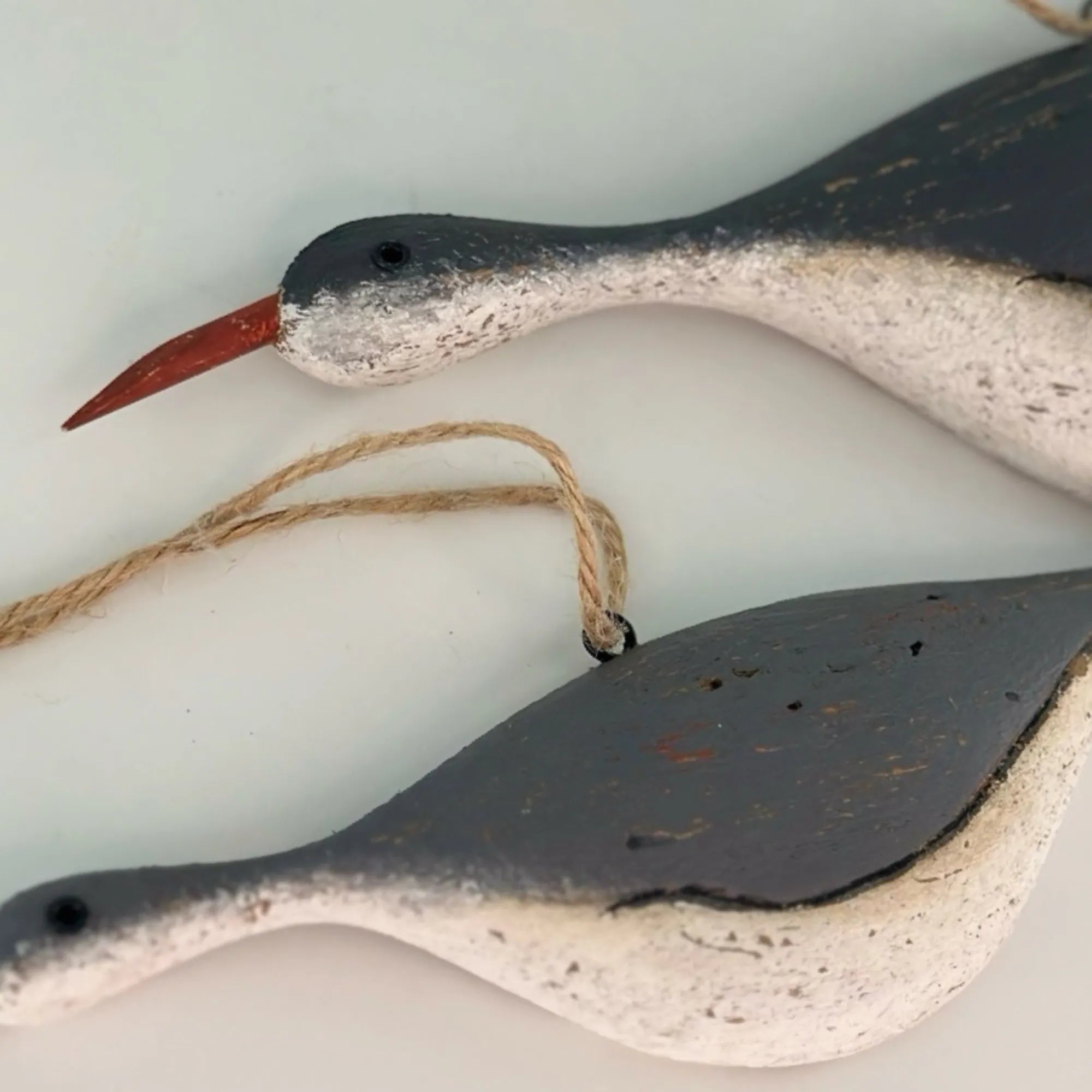 Miljögården Vogel "Möwe" aus Holz Größe L 26 cm