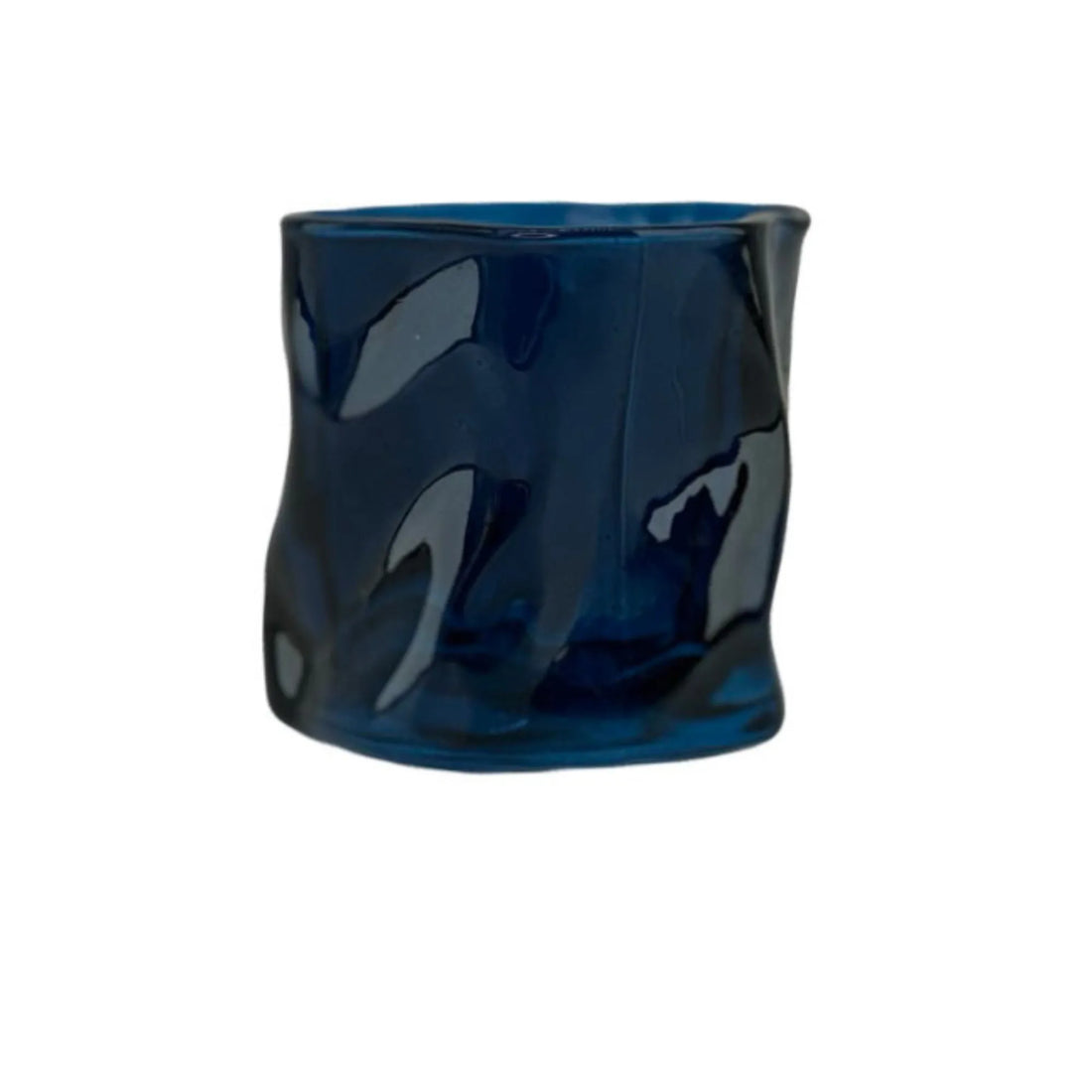 miljögarden teelichthalter blau crinkle anna und ole shop