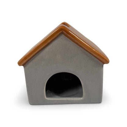 Miljögården Lichthaus Teelichthalter "Farm" grau 11 cm