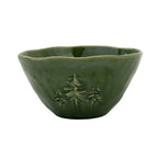 Miljögården Schale „Sylva“ grün mit Tannenmotiv Ø 15,5 cm