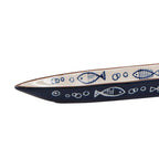 Servierschale „Ocean“ Fischform dunkelblau 36 cm Miljögården