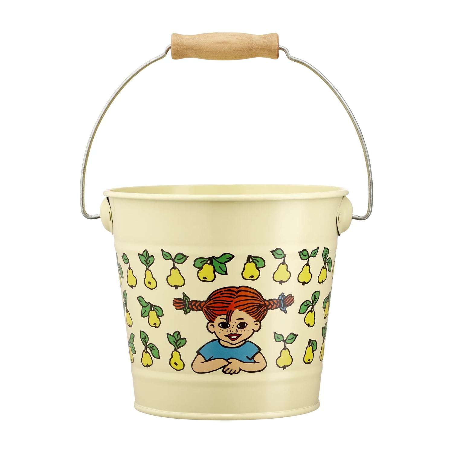 Muurla Pippi Langstrumpf Metalleimer „Früchte“ 2 Liter