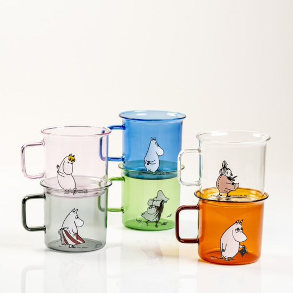 Muurla Mumin Glasbecher "Little My" 350 ml