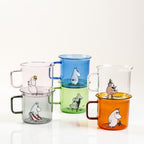 Muurla Mumin Glasbecher "Little My" 350 ml