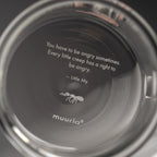 Muurla Mumin Glasbecher "Little My" 350 ml
