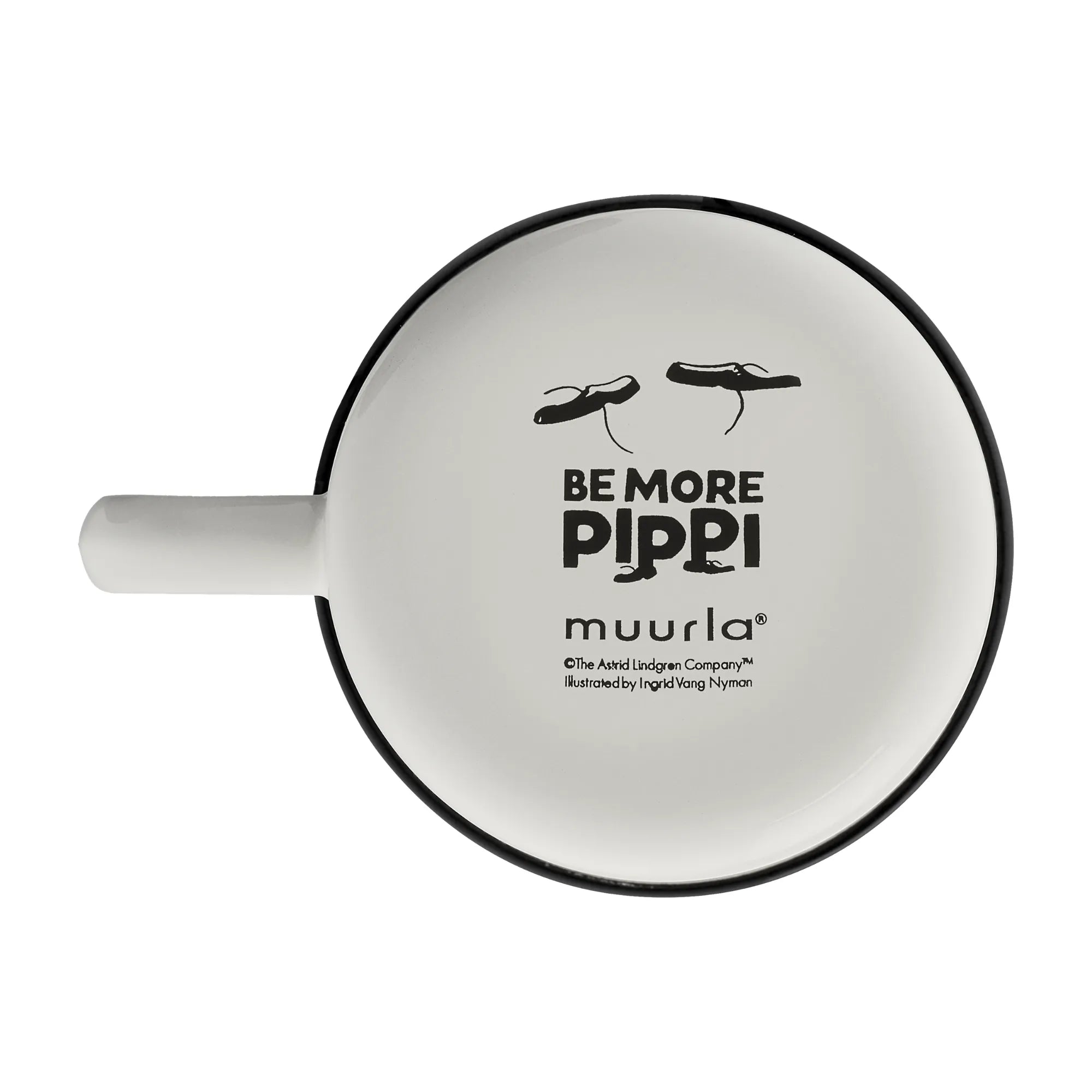 Muurla Emaille Tasse „Pippi Langstrumpf – Be more Pippi“ 370 ml