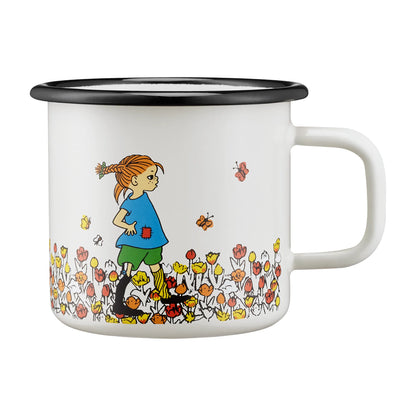 Muurla Emaille Tasse „Pippi Langstrumpf – Be more Pippi“ 370 ml