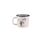 Muurla Tasse Emaille "Pippi Langstrumpf und ihr Pferd" 150 ml