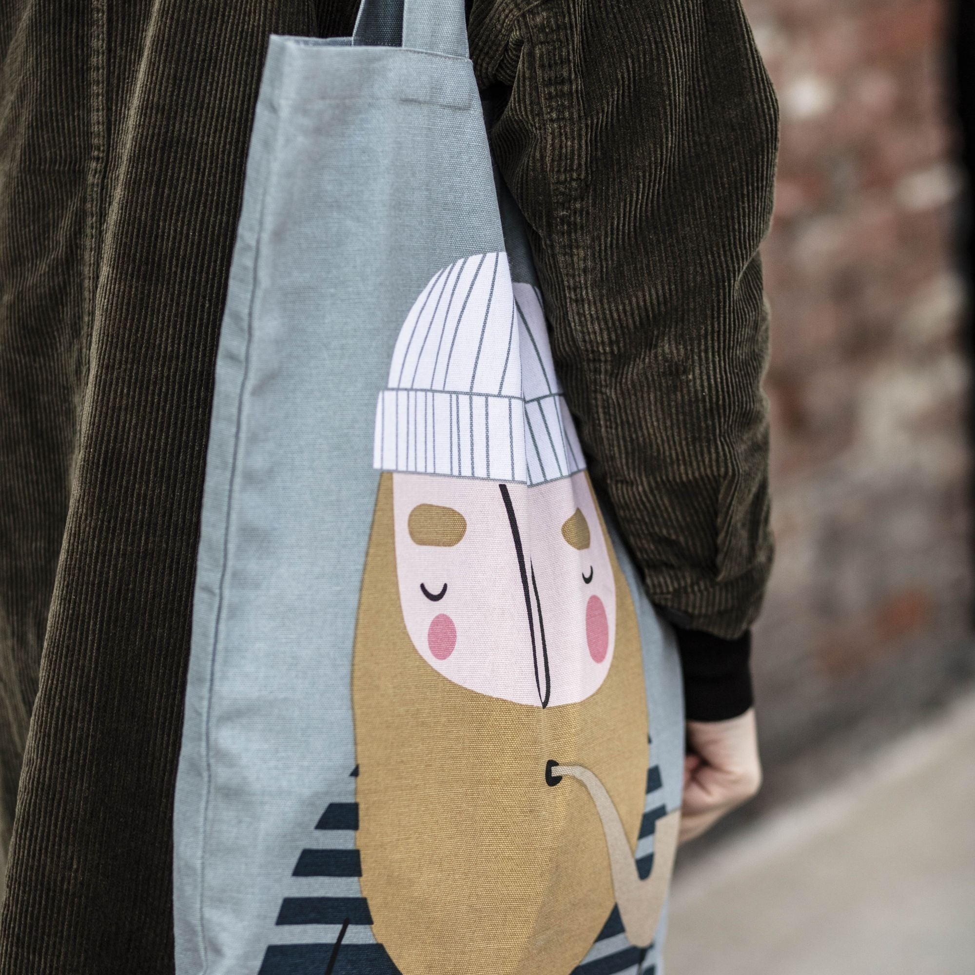 Spira of Sweden Shopper Tasche „Ebbot“ bunt Baumwolle