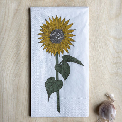 Storefactory Servietten „Solros“ 16 Stück mit Sonnenblume