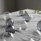 Storefactory „Hult“ Vase aus grauem Glas