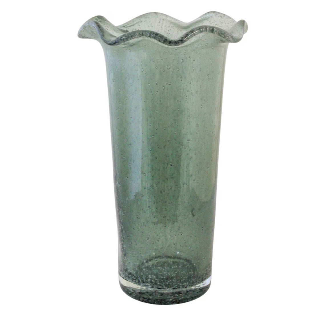 Strömshaga Vase „Milla“ grün aus Glas 22 cm