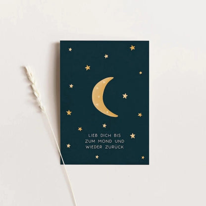tilda und theo postkarte bis zum mond und zurück anna und ole shop