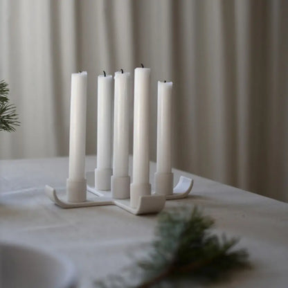 Storefactory Nye Kerzenständer weiß - Kerzenhalter